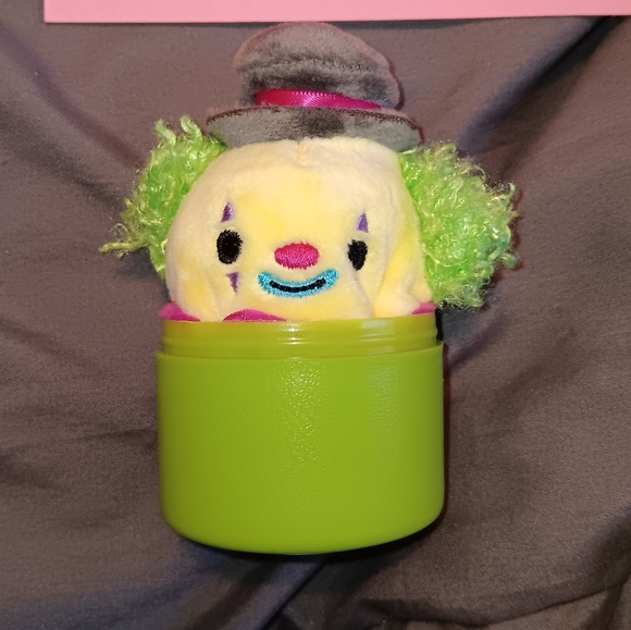 Squishmallows Micromallows Blacklight/UV squad- Resul the Clown 2.5" - Picture 3 of 3